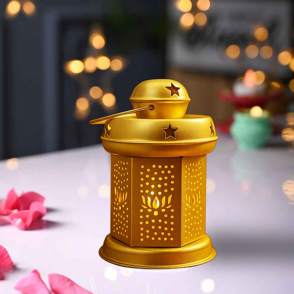 Decorative Lantern Tea Light Holder For Diwali - Navratri - Christmas Celebration | Party Propz