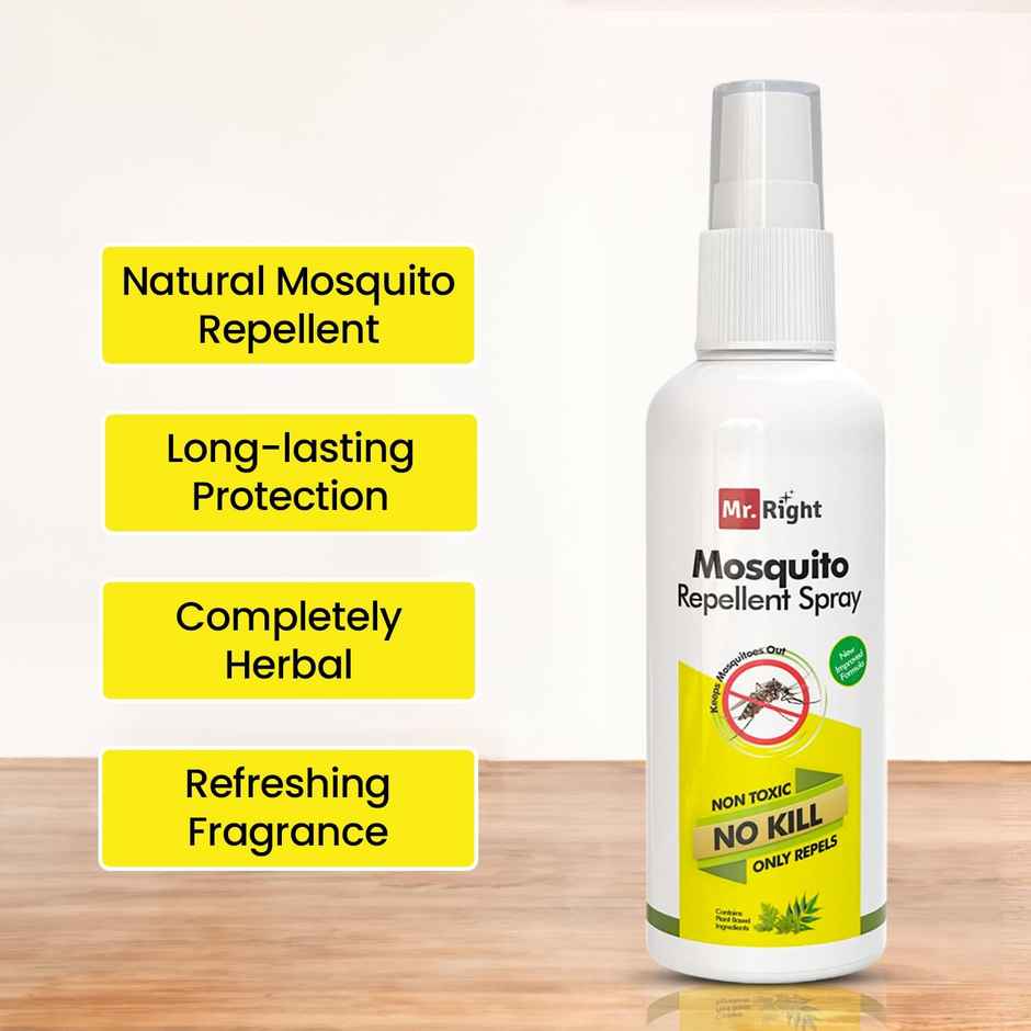 Mr. Right Mosquito Repellent Room Spray | Chemical Free