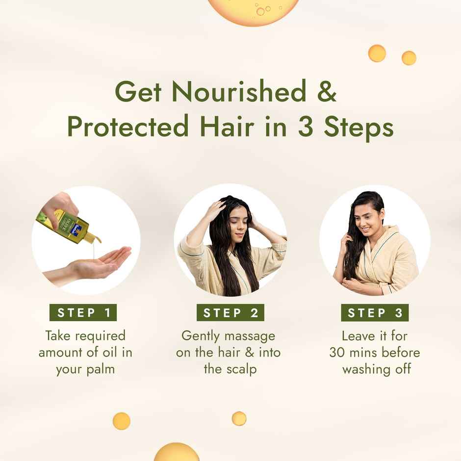 Parachute Advansed Olive Enriched Coconut Hair Oil For Stronger Nourished Hair