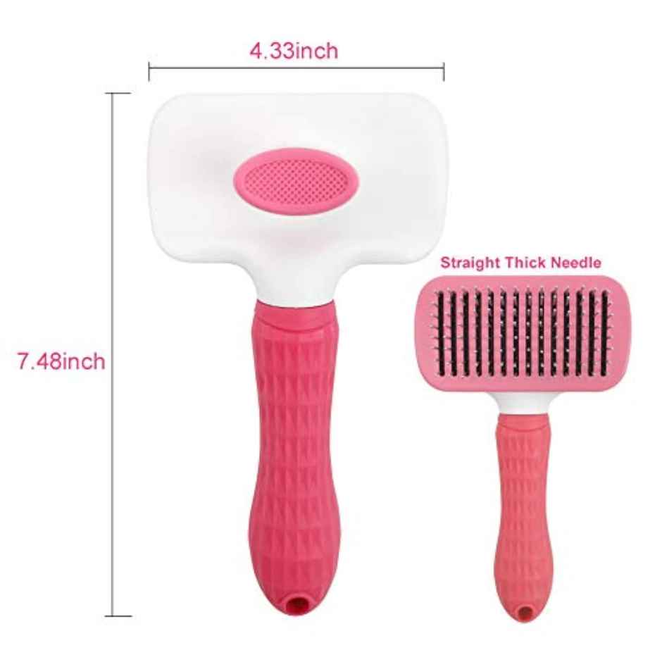 Foodie Puppies Rectangle Slicker Grooming Pet Brush