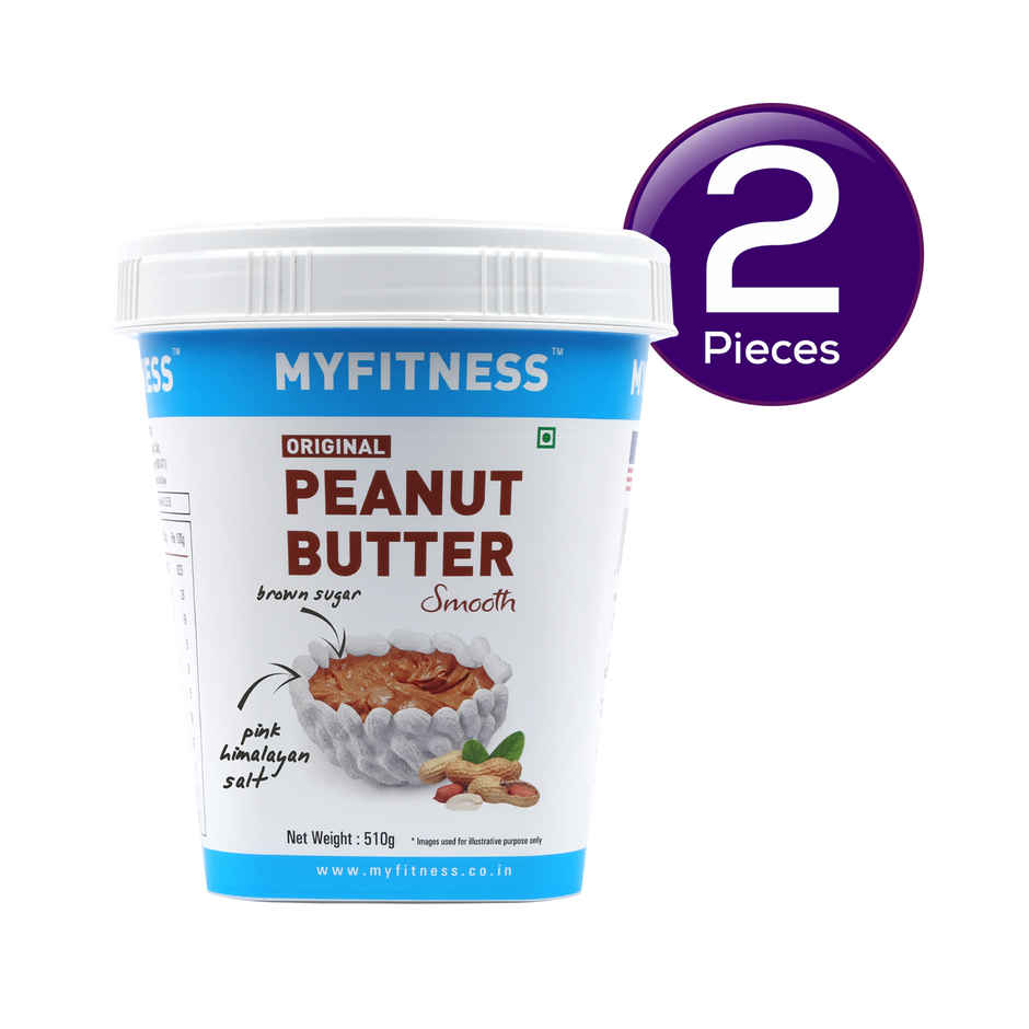 MyFitness Original Peanut Butter Smooth Spread | High Protein Combo