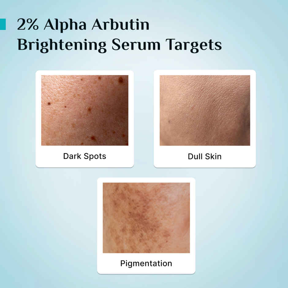 Pilgrim Brightening Skin Face Serum with 2% Alpha Arbutin & 3% Vitamin C