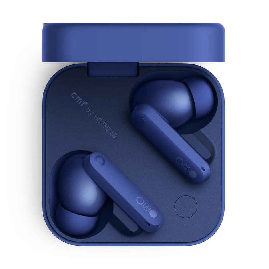CMF BY Nothing Buds Pro 2 TWS Earbuds With Chatgpt Integration,Hi-Res Audio With Ldac, 50 Db Hybrid Noise Cancelling Earbuds, Ip55 Waterproof,43H Play Time, 6 Hd Mics In-Ear Headphones - Blue