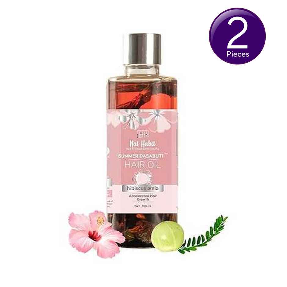 Nat Habit Hibiscus Amla Hair Oil For Hairfall & Hair Growth Combo