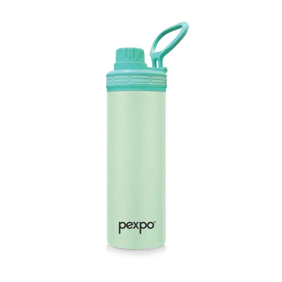 Pexpo Texas Stainless Steel Hot & Cold Vacuum Insulated Flask | 500 ml | Sea Green