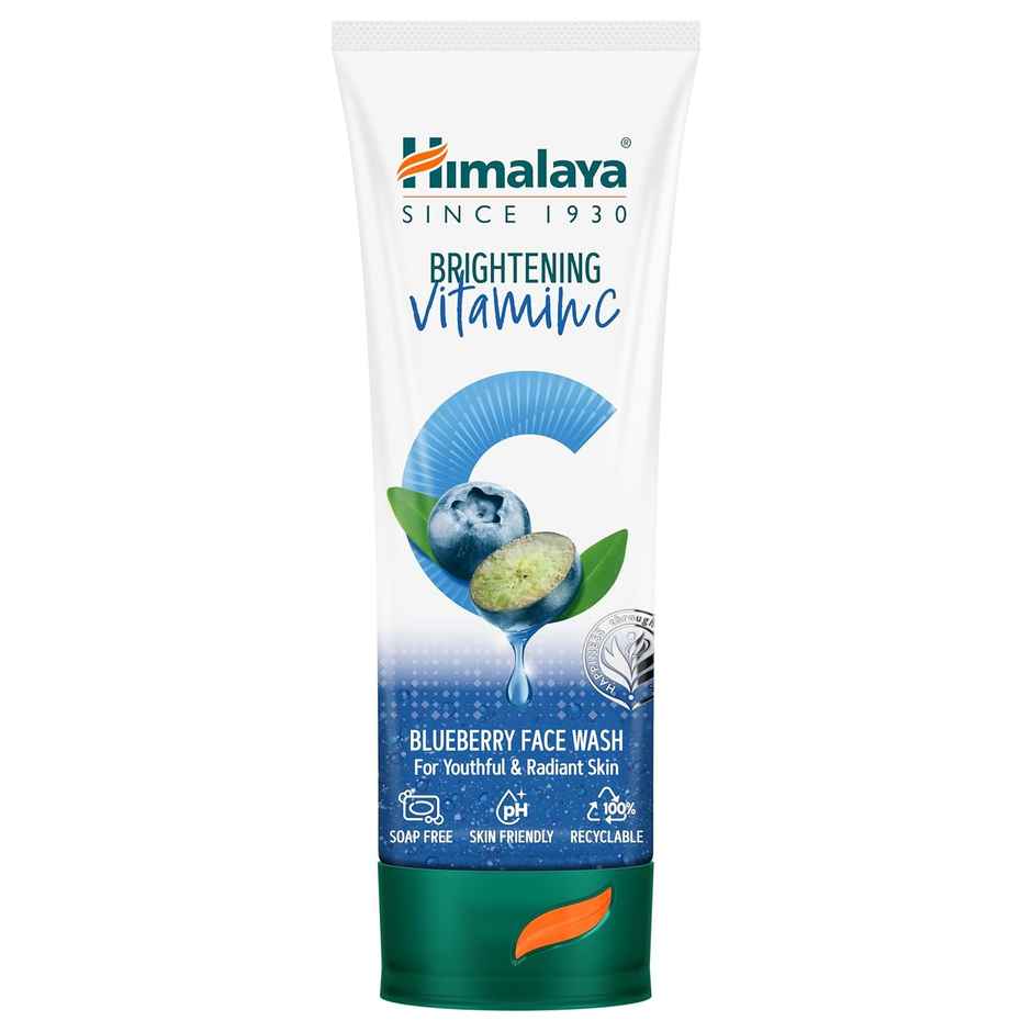 Himalaya Wellness Company B Vitamin C Blueberry Face Wash