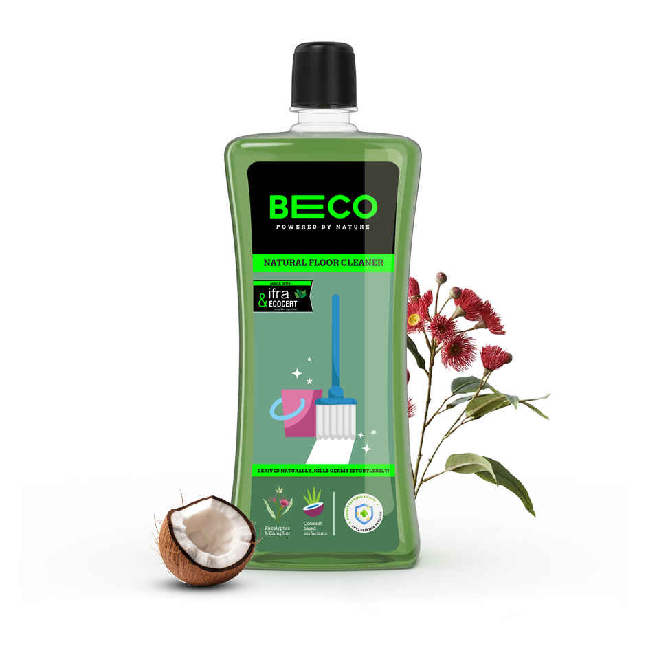 BECO Natural Floor Cleaner Eucalyptus 1L- Kills 100% Germs