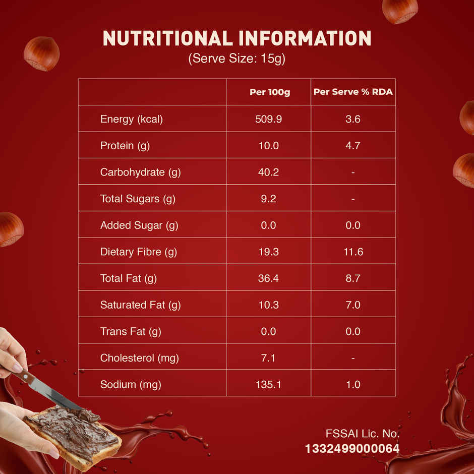 Notta Sin Choco Hazelnut Spread