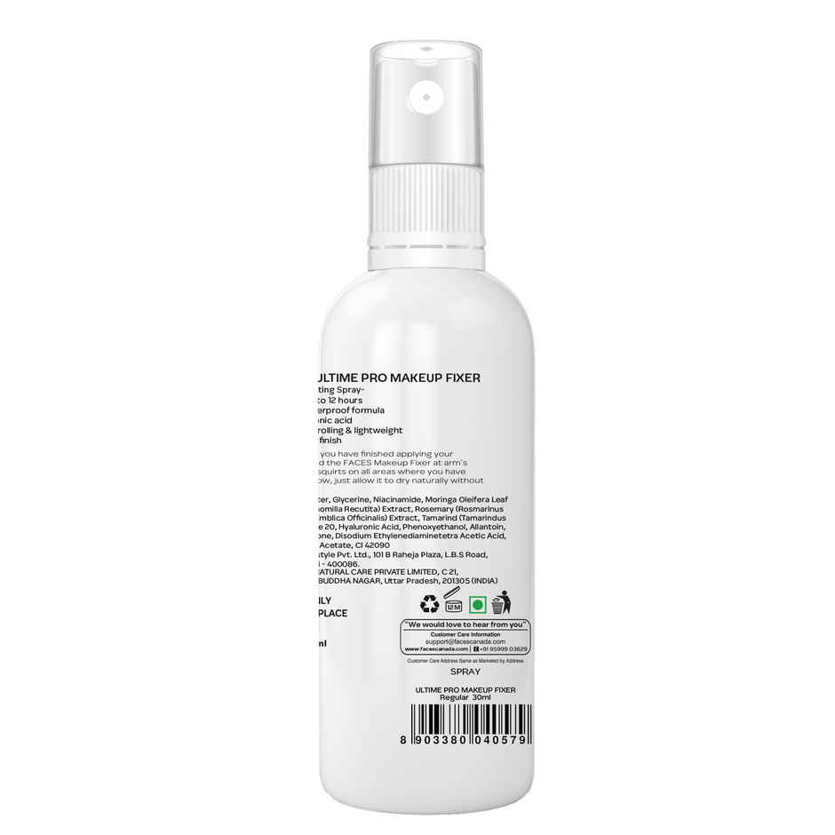 Faces Canada Ultime Pro Makeup Fixer | Long Lasting Makeup Setting Spray