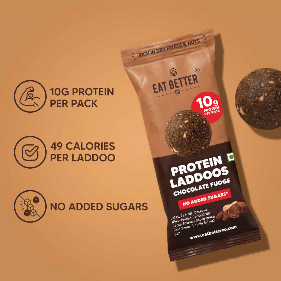 Eat Better Co - Protein Laddu - Chocolate Fudge