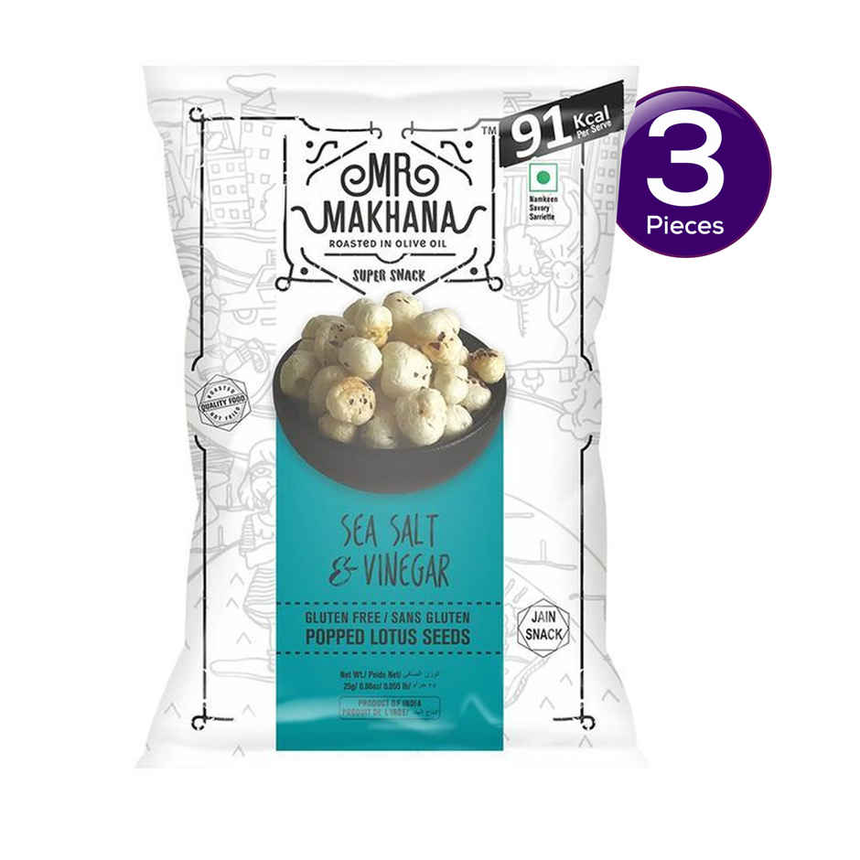 Mr Makhana Sea Salt & Vinegar Combo