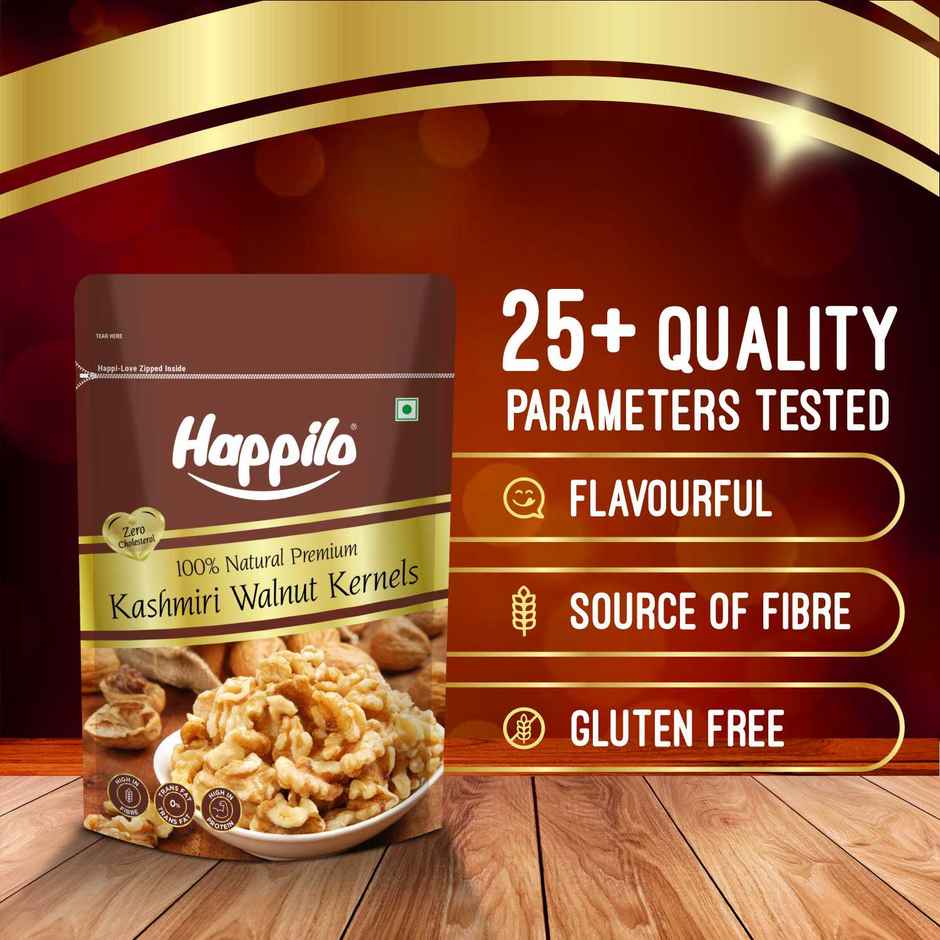 Happilo Kashmiri Walnut Kernels|Akhrot Giri|Dry Fruits