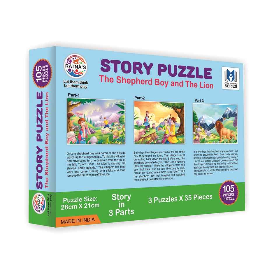 Ratna's Story Puzzle Shepherd Boy & The Lion