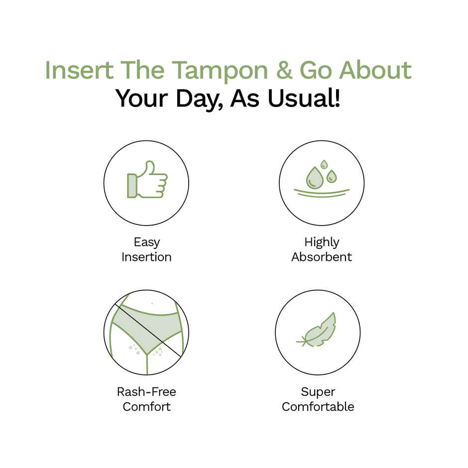 Pee Safe Viscose Super Plus Tampons for Heavy Flow | Ultra-High Absorbency & Leak-Proof Protection