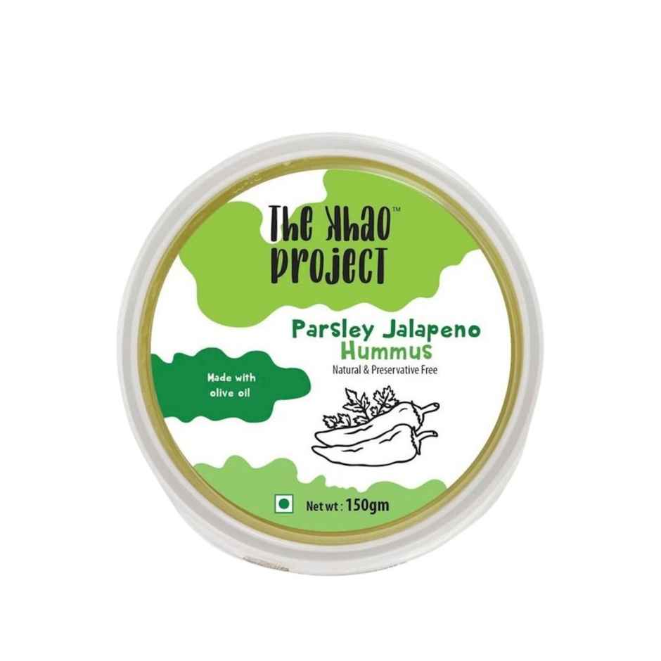 The Khao Project Parsley Jalapeno Hummus