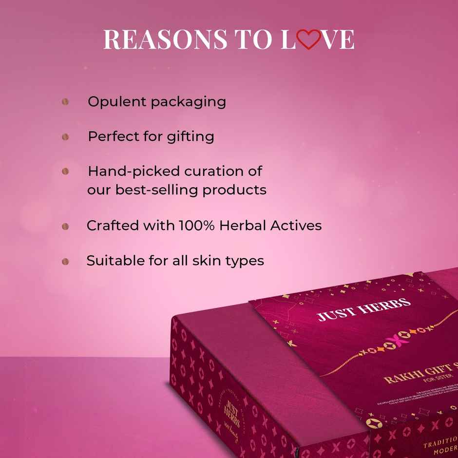Justherbs Rakhi Gift Set