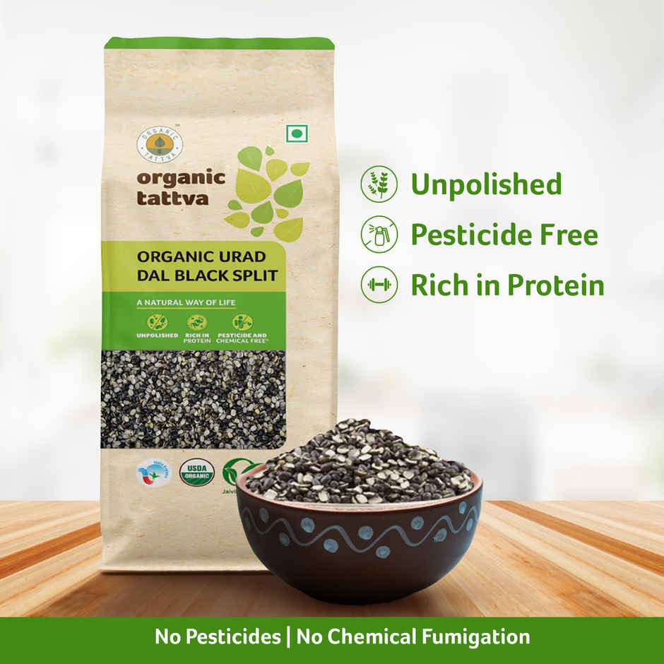 Organic Tattva Split Black Urad Dal