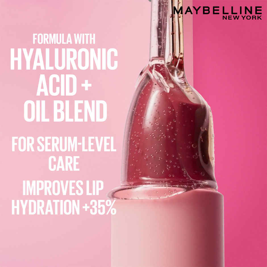 Maybelline New York Serum Lipstick | Matte | 8 Hr Hydrated Color | Red | 004 Wild Card