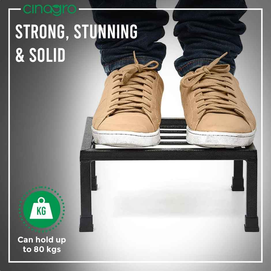 Cinagro Gardening Square Metal Plant Stand - 1 Pack