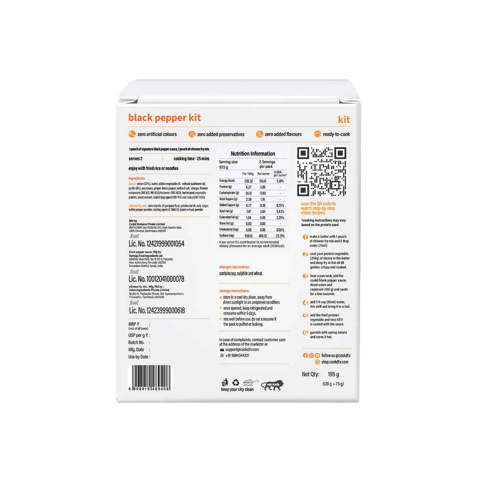 Cookd Black Pepper Kit