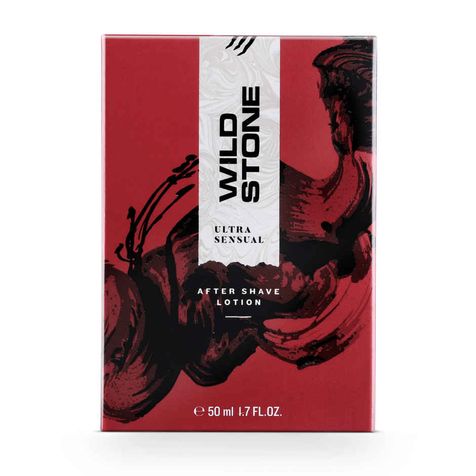 Wild Stone Ultra Sensual After Shave Lotion for Men | Long-Lasting Fragrance | Soothing Care