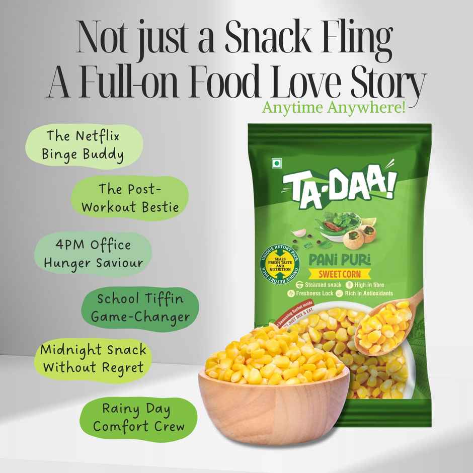 Tadaa Sweet Corn Kernels Pani Puri