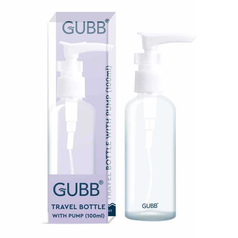 GUBB Travel Bottle With Pump - 100 ml
