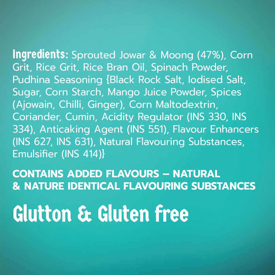 Klaw Pudina Punch | Sprouted Moong & Jowar Sticks | Baked | No Palm Oil | High Protein