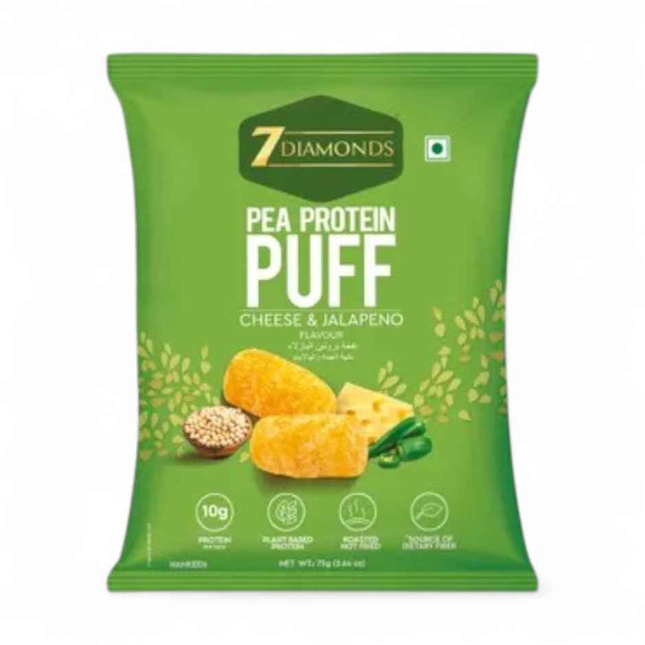 7 Diamonds Roasted Cheese N Jalapeno Puff