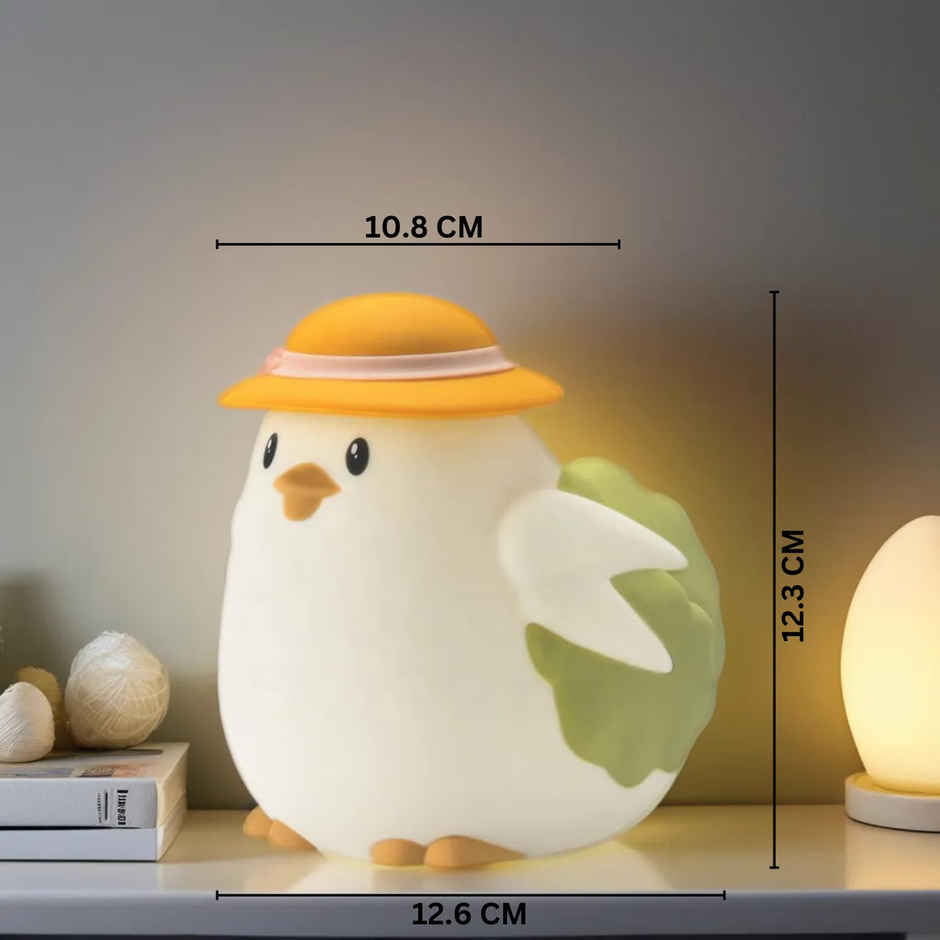 Desidiya Bpa-Free Silicone Vegetable Chicken Night Lamp