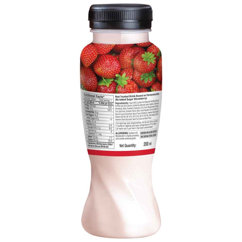 Epigamia Greek Yogurt Strawberry Smoothie Combo