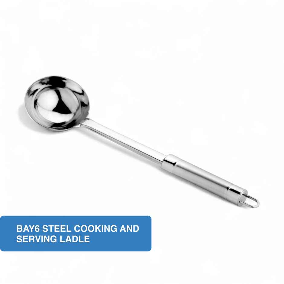BAY6 Steel Cooking and Serving Ladle