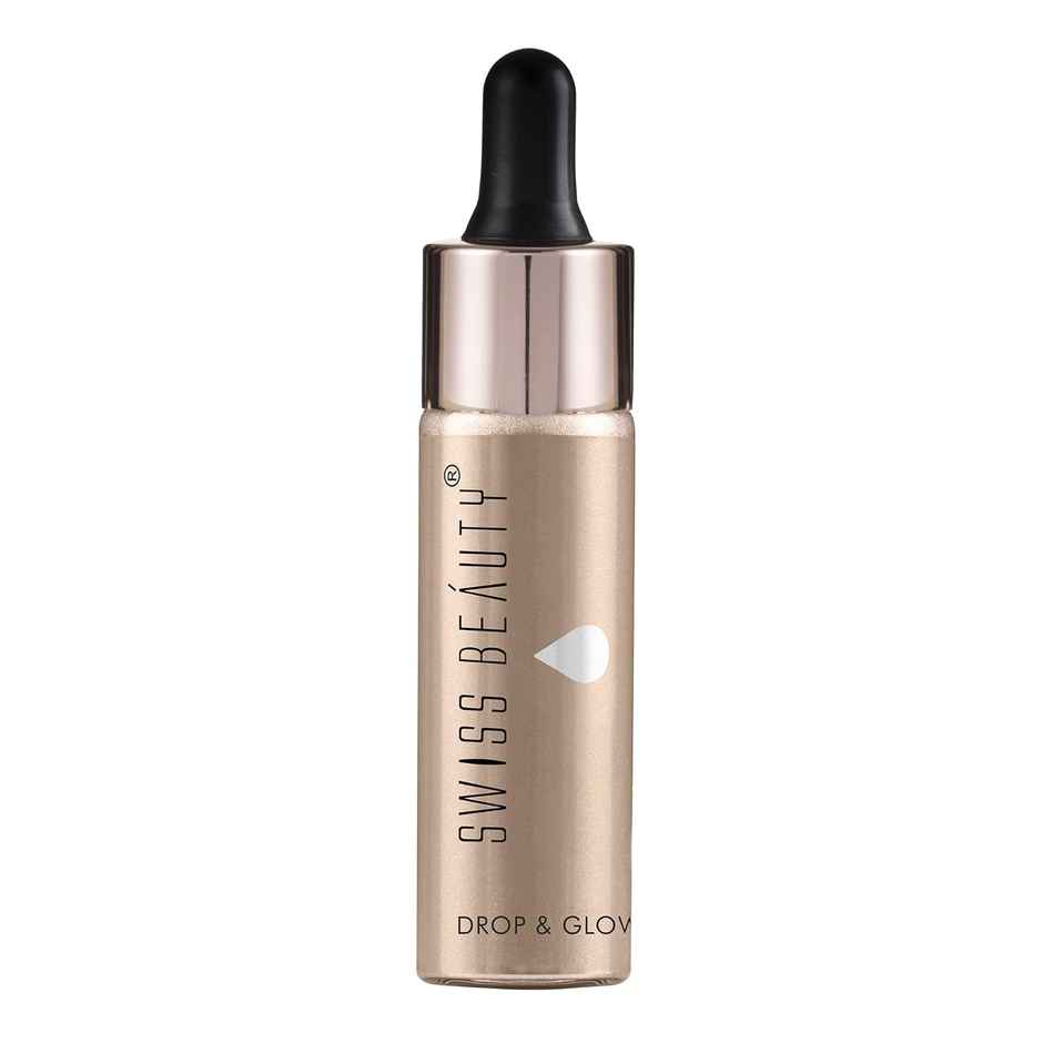 Swiss Beauty Drop and Glow Liquid Highlighter - 03 Metal