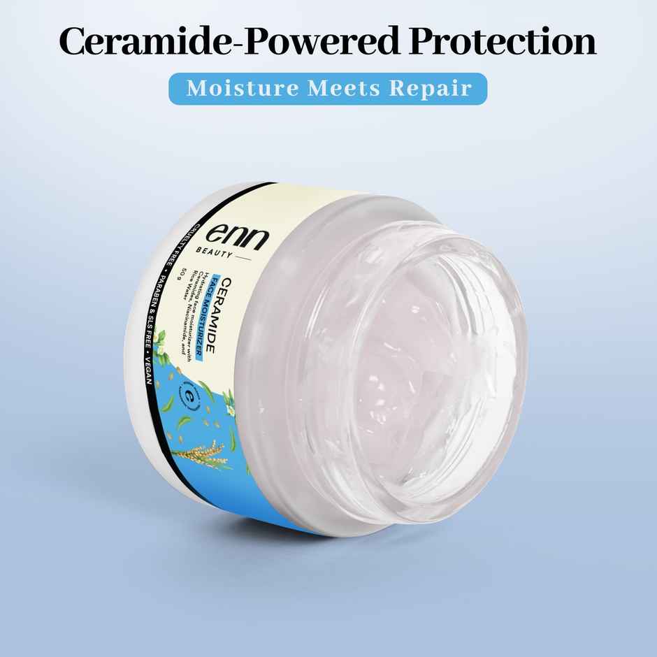 ENN Beauty Ceramide Face Moisturizer with Niacinamide & Rice Water | Deep Hydration