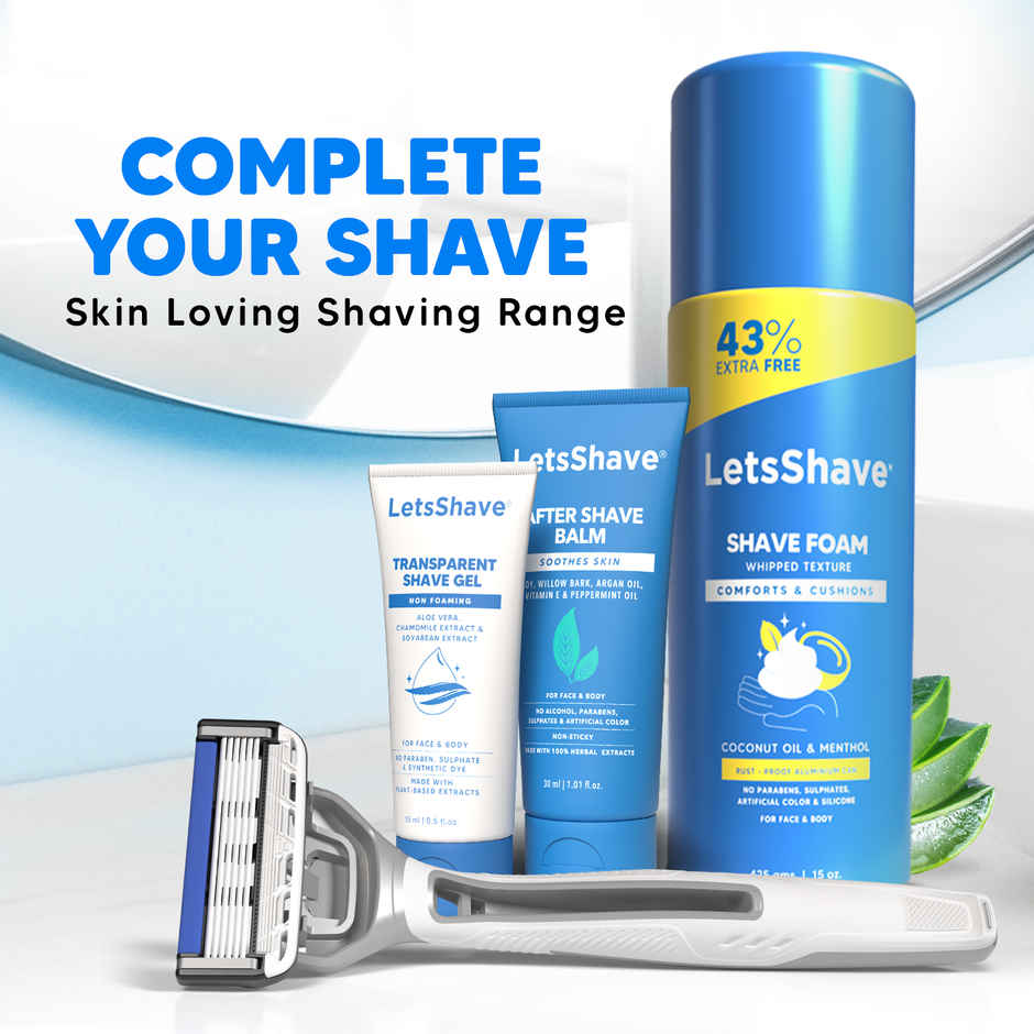 LetsShave Pro 6 Portable Razor for Men | World's First 6-Blade Shaving Razor