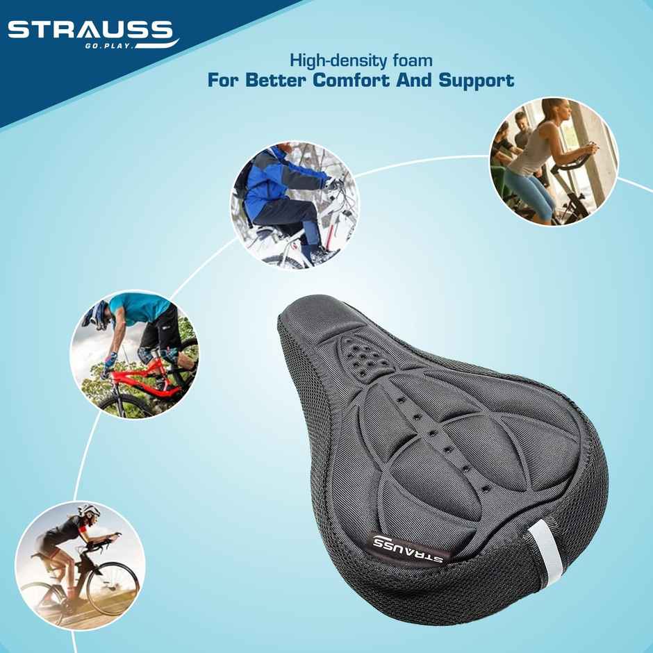 Strauss 3d Sponge Seat Cover | Black