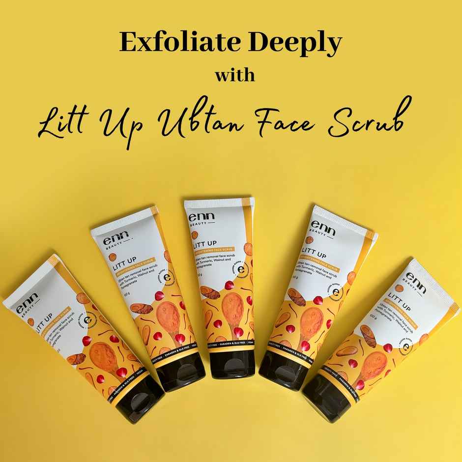 Enn Beauty Litt Up Ubtan Skin Brightening Face Scrub