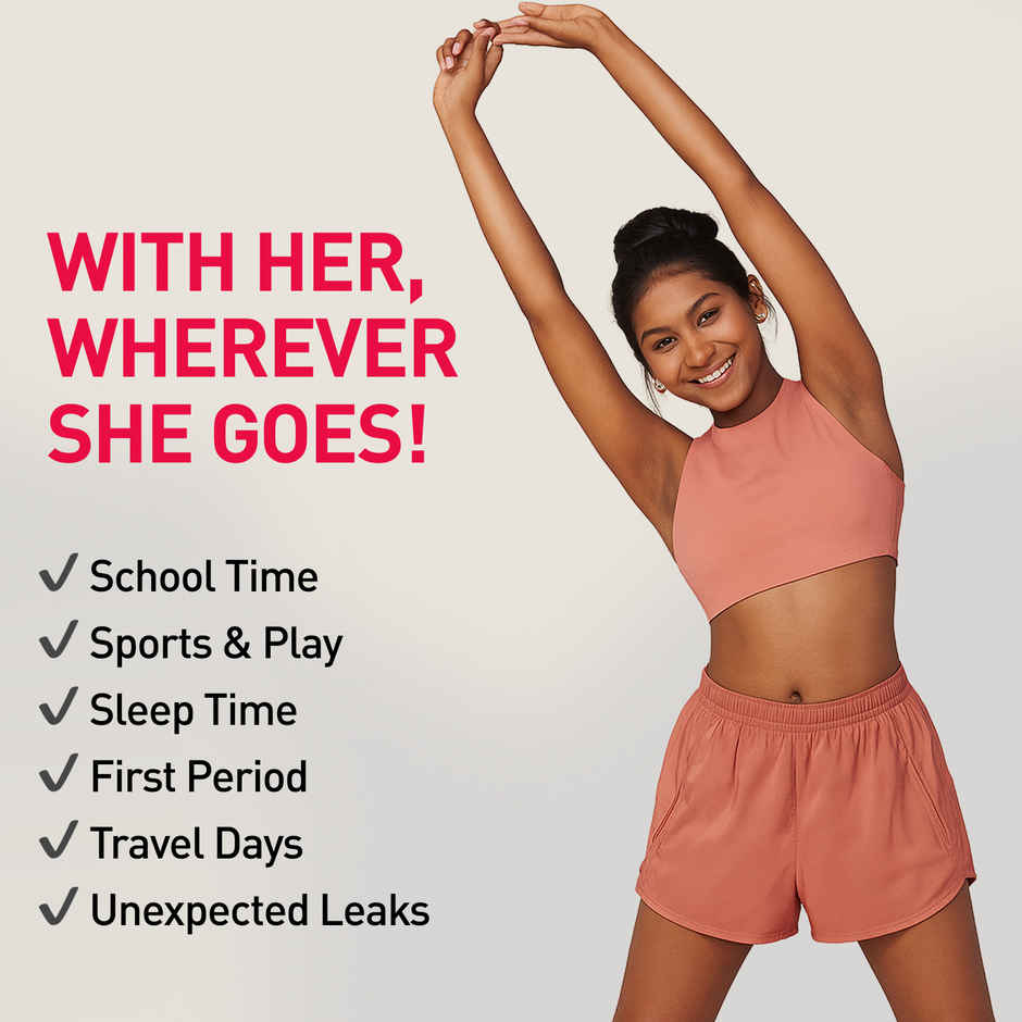 Sirona Disposable Teens Period Pants | Period Panty for Teens | Leak-proof Protection