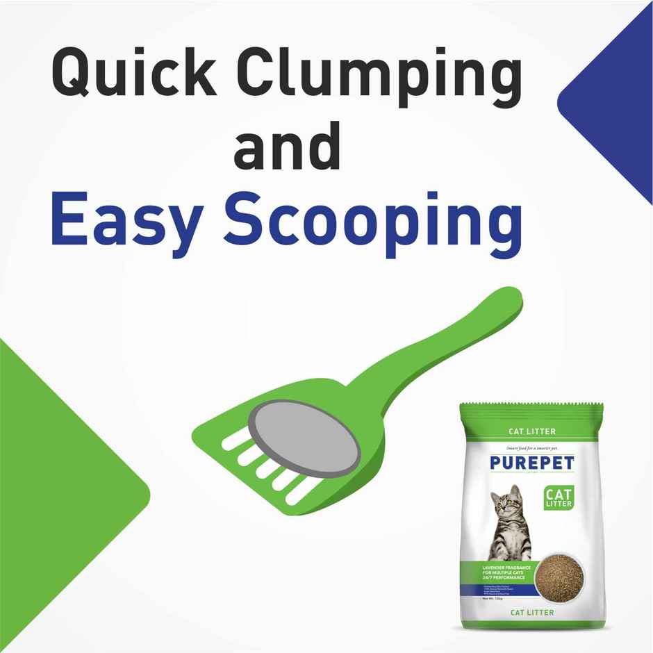 Purepet Clumping Lavender Fragrance Pet Cat Litter (For Multiple Cats)