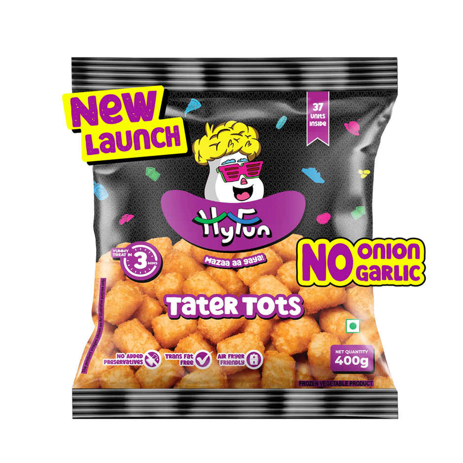 HyFun Tater Tots, No Onion No Garlic, Potato Snack | Frozen