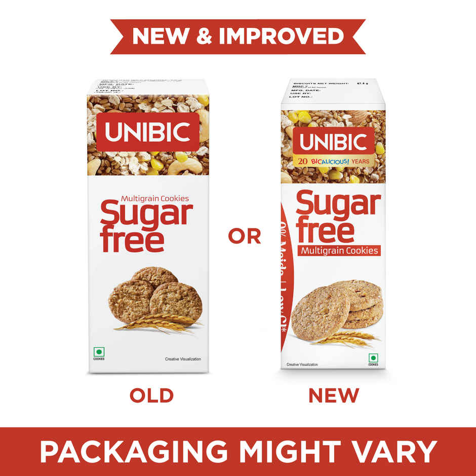 UNIBIC Sugar Free Multigrain Cookies