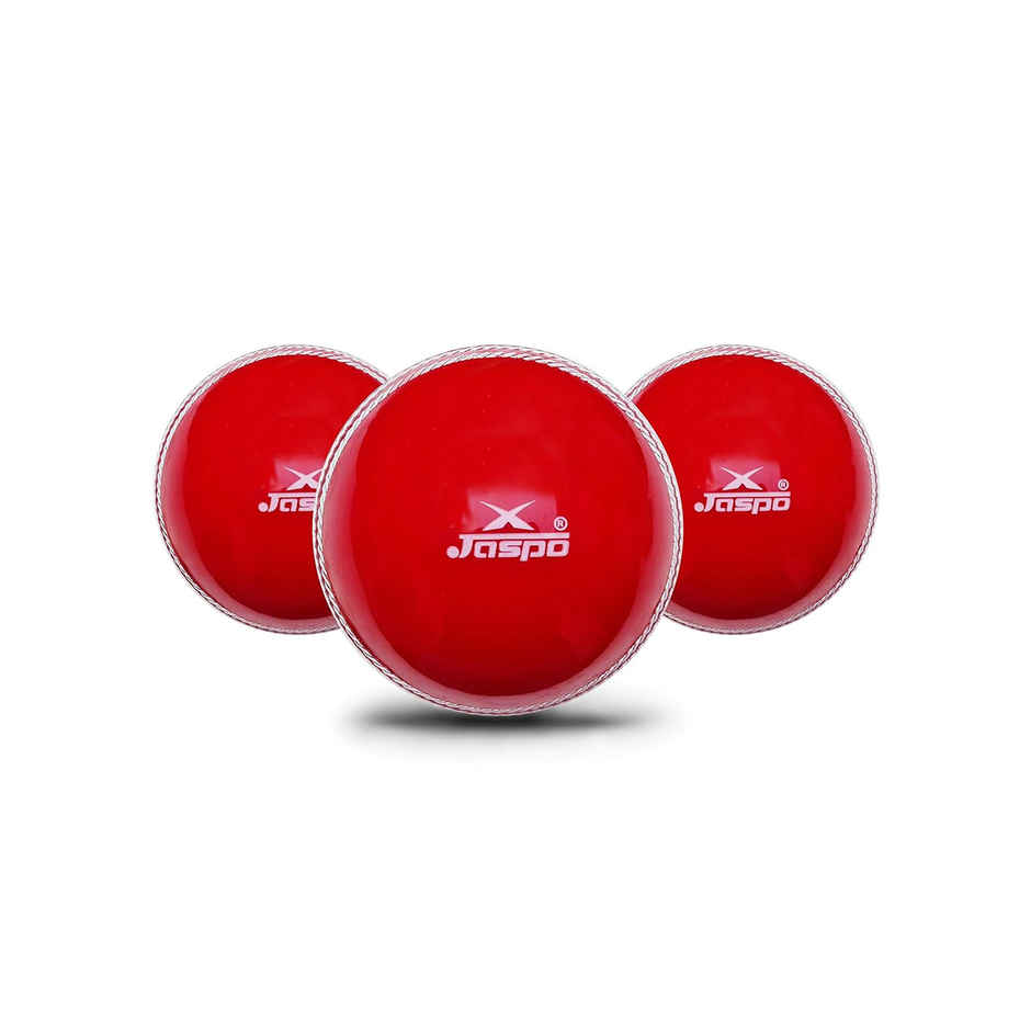 Jaspo T-20 Soft Pvc Cricket Balls Red (Pack Of Three)