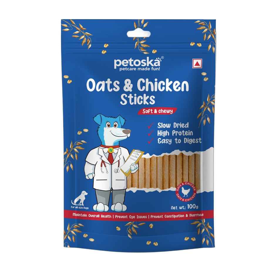 Petoska Dog Treats Chicken Oats Sticks Combo
