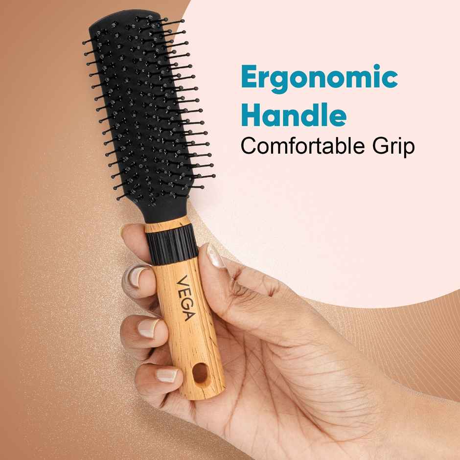 VEGA Mini Flat Hair Brush For Men And Women