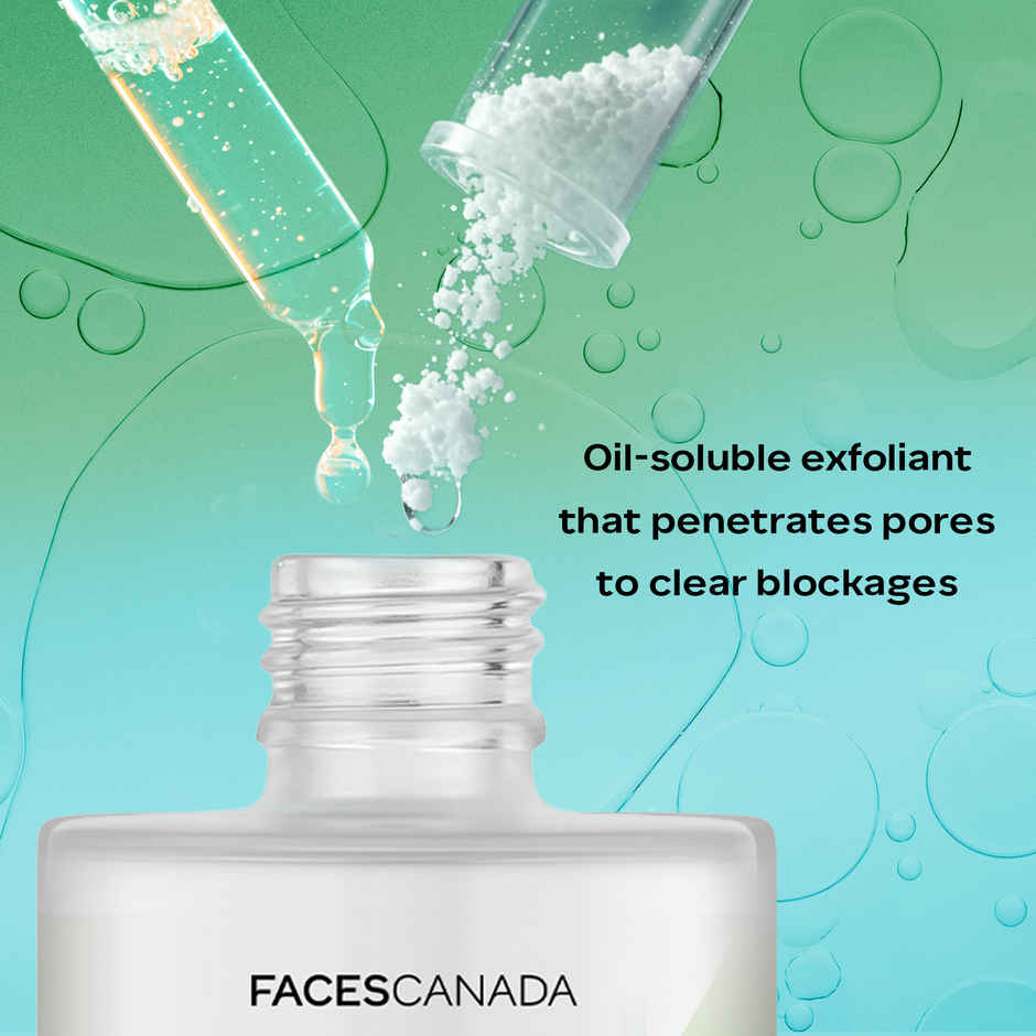 FACES CANADA Comfy Glow 2% Salicylic Acid Face Serum | Clears Acne & Blackheads
