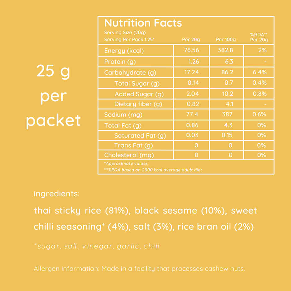 Natch Rice Chips | Sweet Chilli