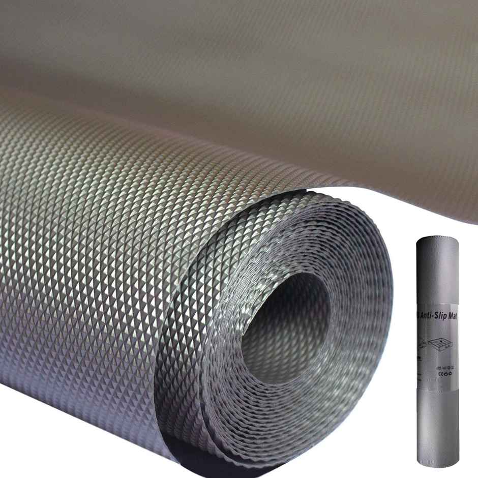 Daluci Multipurpose Eva Anti-Slip BathrooM | Kitchen and Drawer Mat Liner | 45 Cm x 3 M | Grey