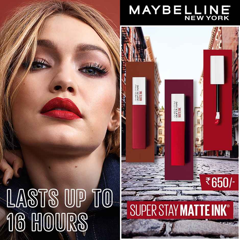 Maybelline New York Super Stay Matte Ink Liquid Lipstick, 70 Amazonian