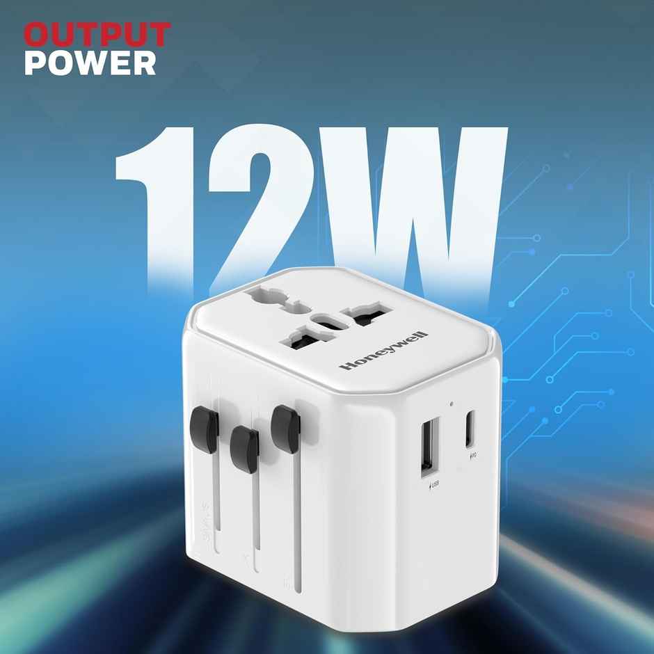 Honeywell Universal World Travel Adapter - 12W