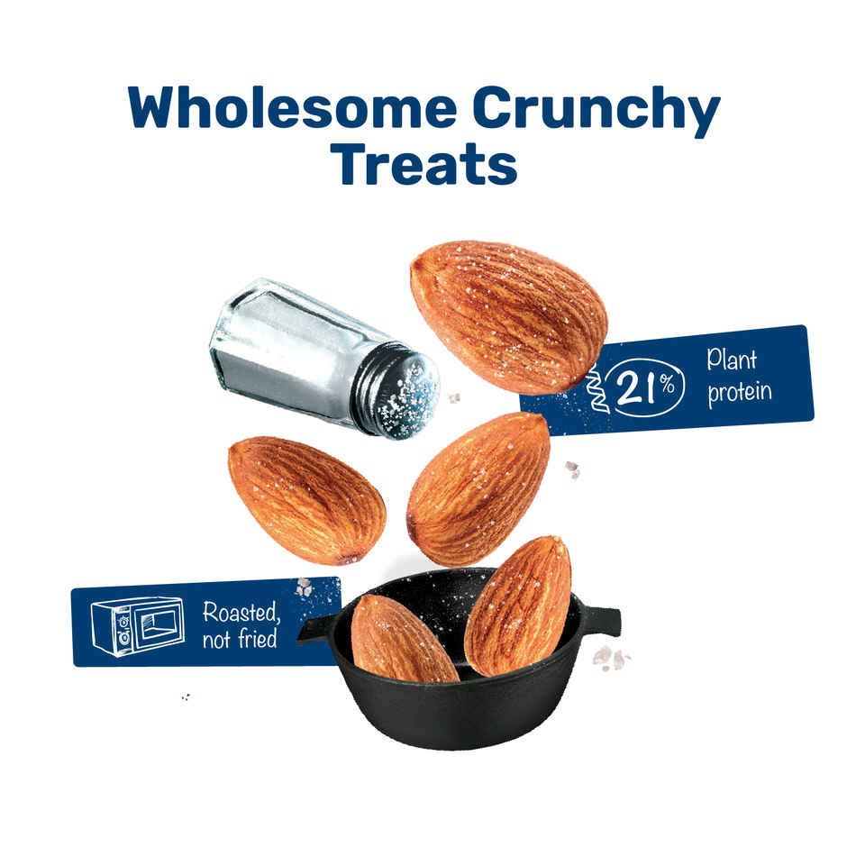 Farmley Classic Salted Roasted Almonds (Badam) Combo  